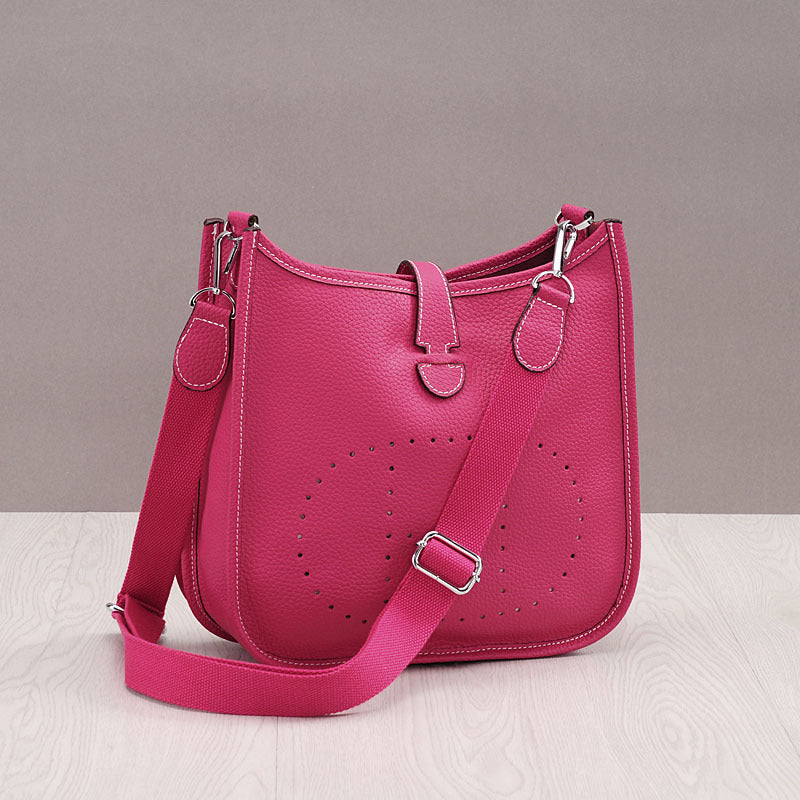 women litchi stria leather crossbody shoulder togo classic purse handbag bags h