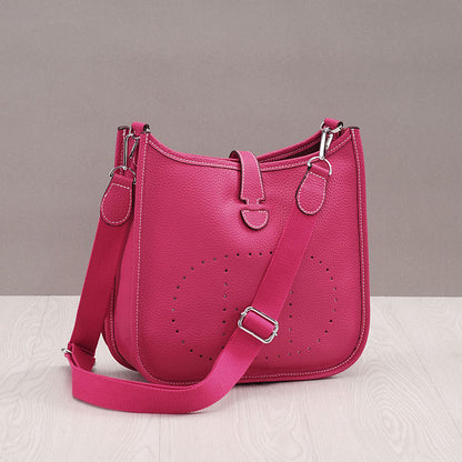 women litchi stria leather crossbody shoulder togo classic purse handbag bags h