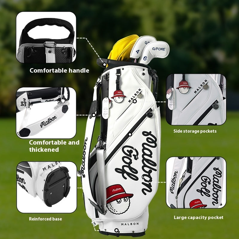 Golf Bracket Ball Bag Waterproof Leather Professional Event