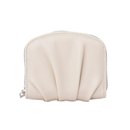 womens ruffle simple cute and compact wallet