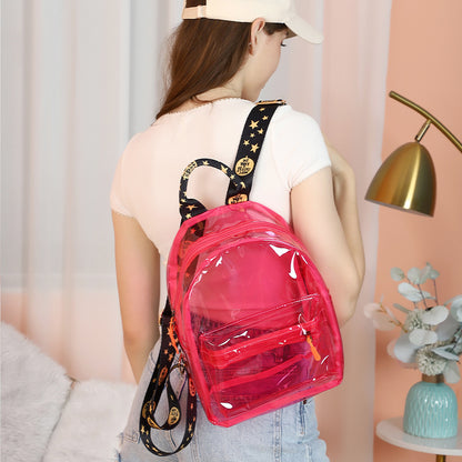 waterproof pvc backpack travel girls