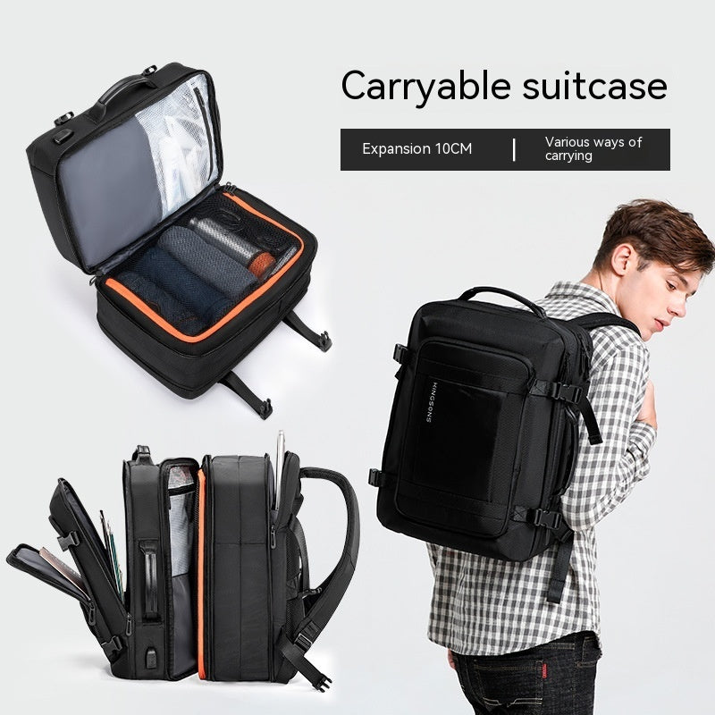 travel bag multi layer horizontal large capacity thickened notebook backpack