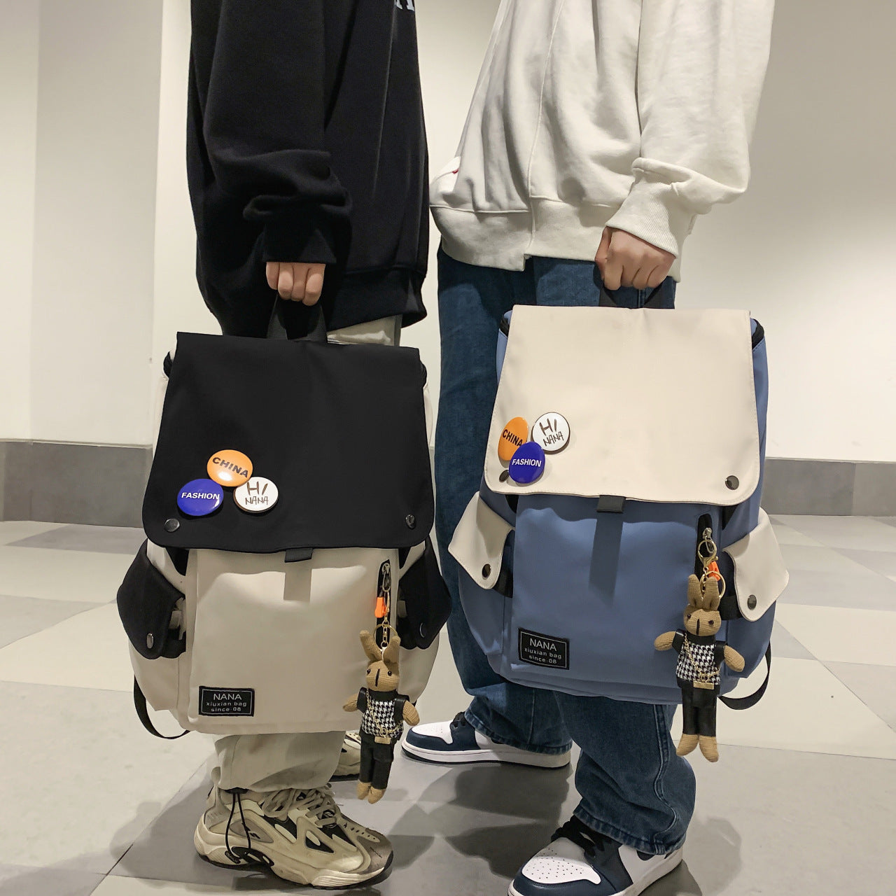 Casual Backpack Men's And Women's Large Capacity Travel