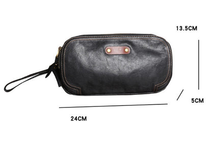 mens multi functional small bag cowhide fanny pack one shoulder cross body