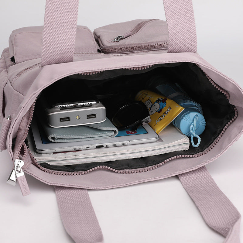 Nylon Simple Large Capacity Portable Messenger Bag