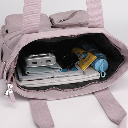 Nylon Simple Large Capacity Portable Messenger Bag