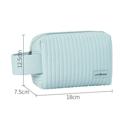 anti fouling portable large capacity makeup storage bag