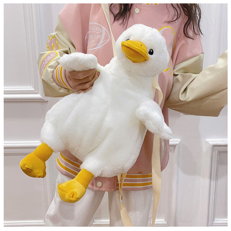 plush little duck rabbit womens cute small backpack