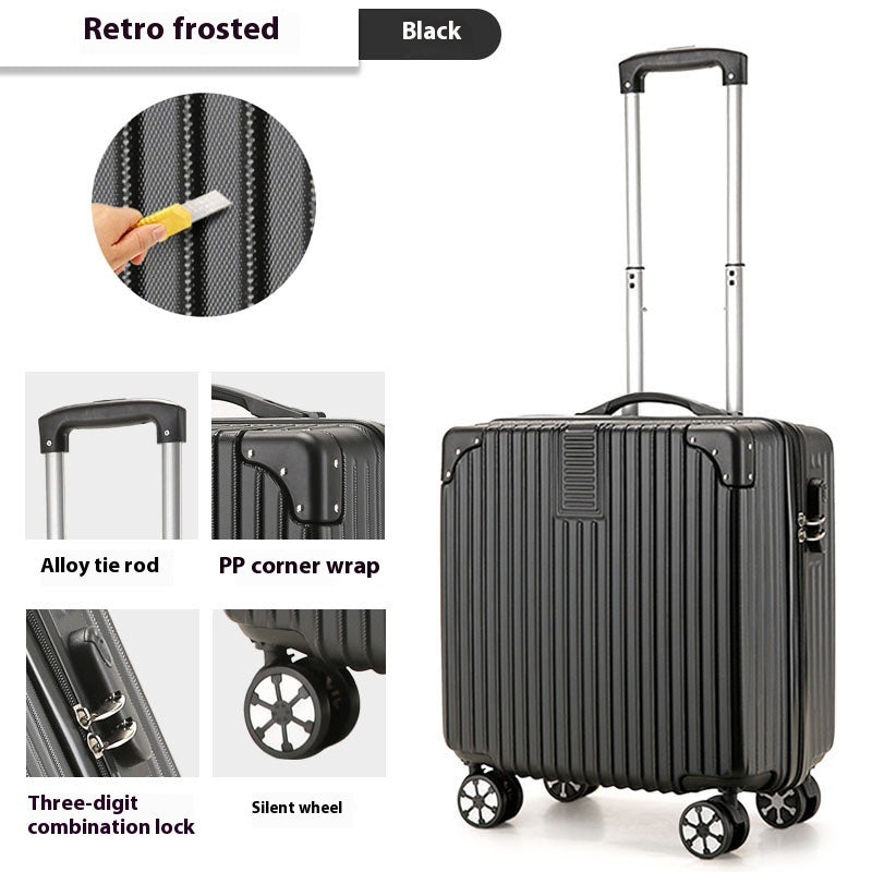 18 inch trolley case printed pattern luggage small children suitcase boarding bag suitcase