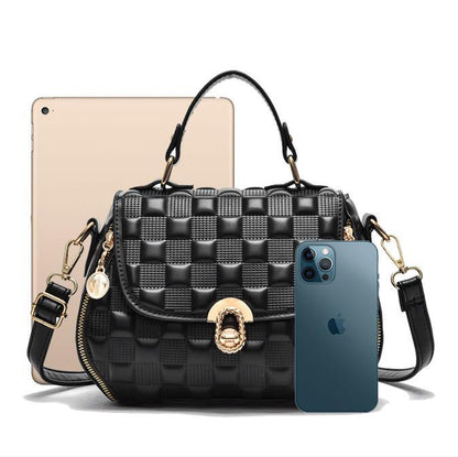 simple casual texture shoulder western style popular messenger bag