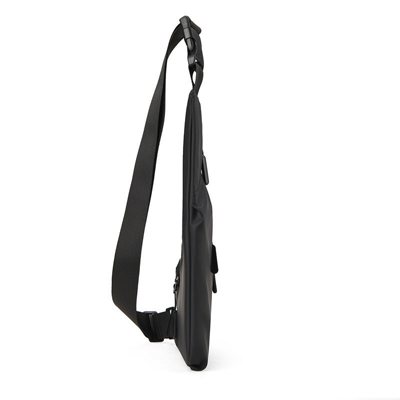 close fitting triangle bag casual derm mens crossbody casual chest bag