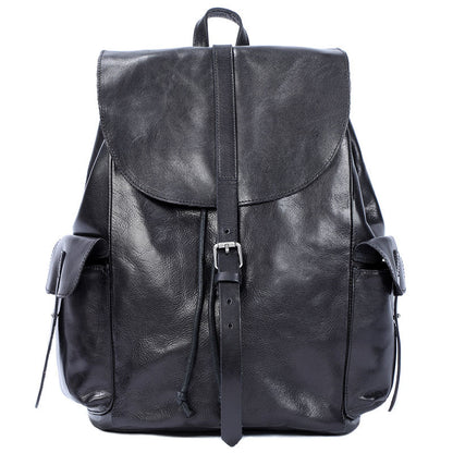 top leather backpack large capacity