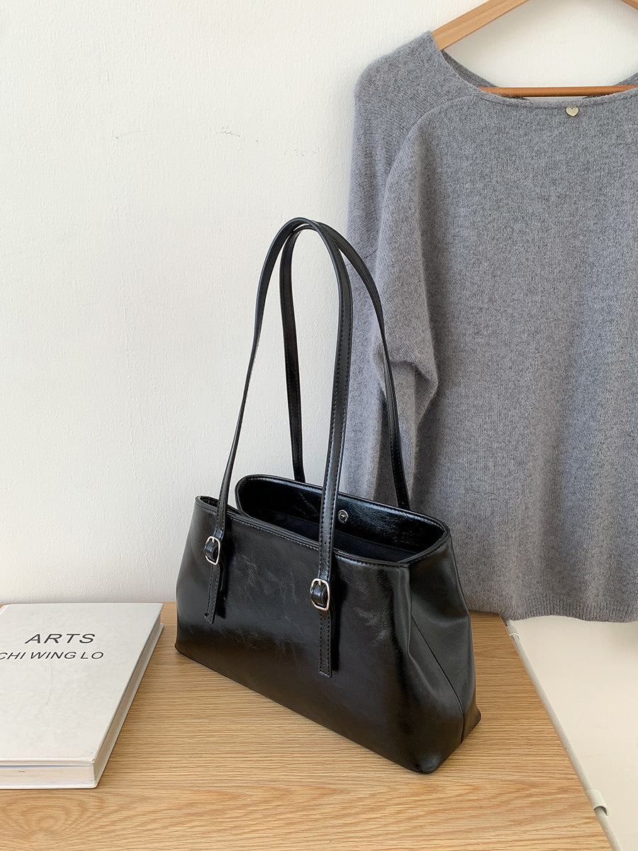 Vintage Large-capacity Womens Shoulder Bag