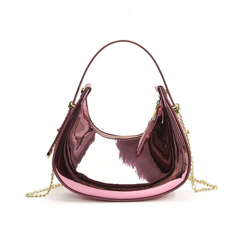 womens fashionable candy colored shoulder bag