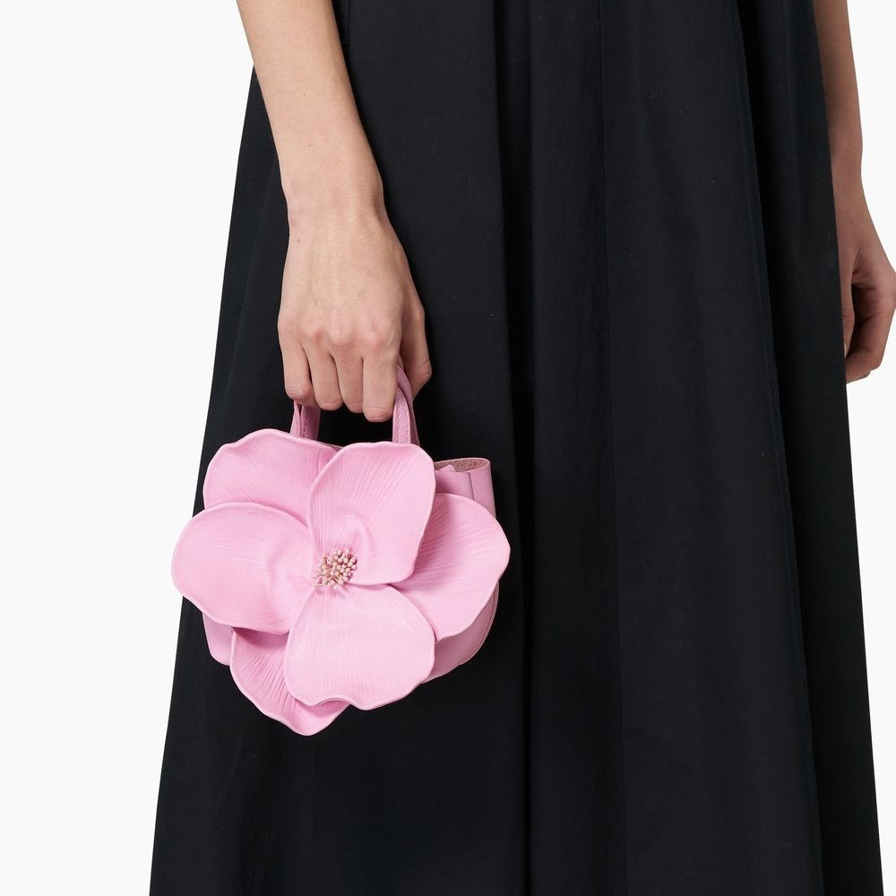 french style petal flower tote bag one shoulder crossbody