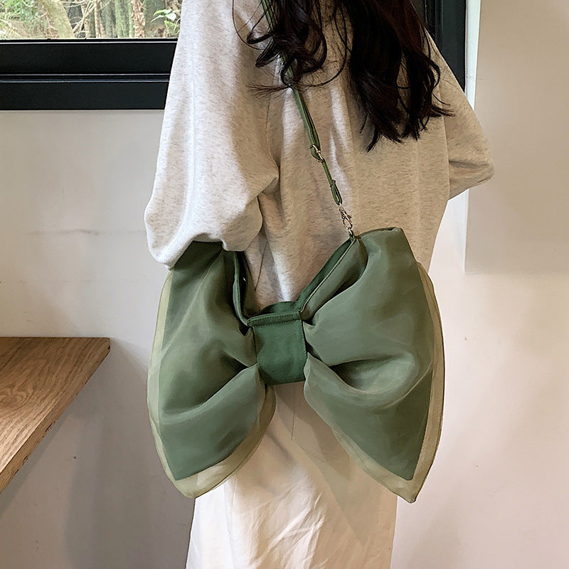 butterfly knot personalized shoulder crossbody bag