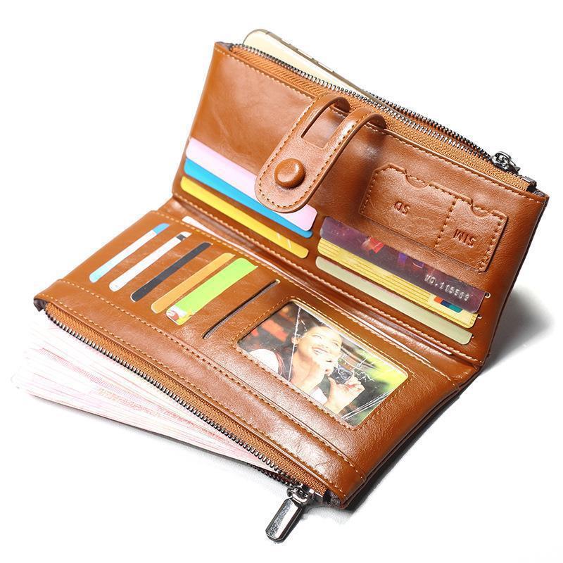 stylish and versatile womens long wallet