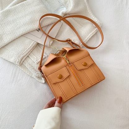 summer new three dimensional jacket clothes crossbody small square bag