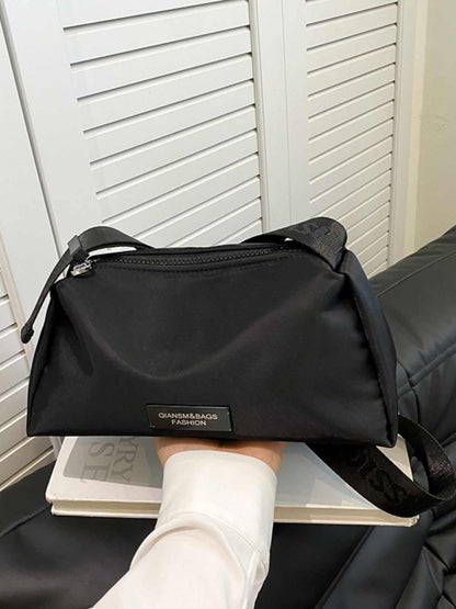 Solid Color Simple Crossbody Oxford Cloth Waterproof Bag Women's New