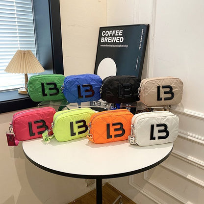 solid color small square bags women fashion underarm bag rhombic sewing shoulder messenger bags