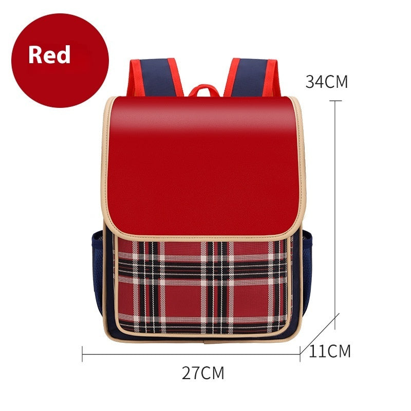 waterproof decompression british style kindergarten backpack