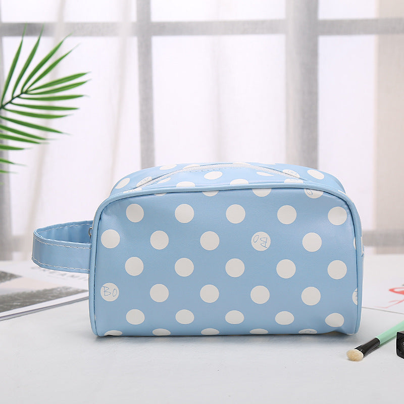 womens portable cosmetic bag zipper multifunctional