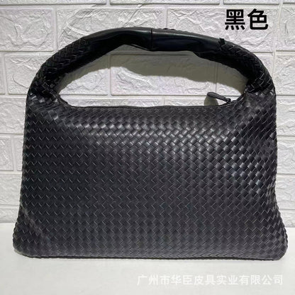 woven bag womens large large capacity shoulder handbag