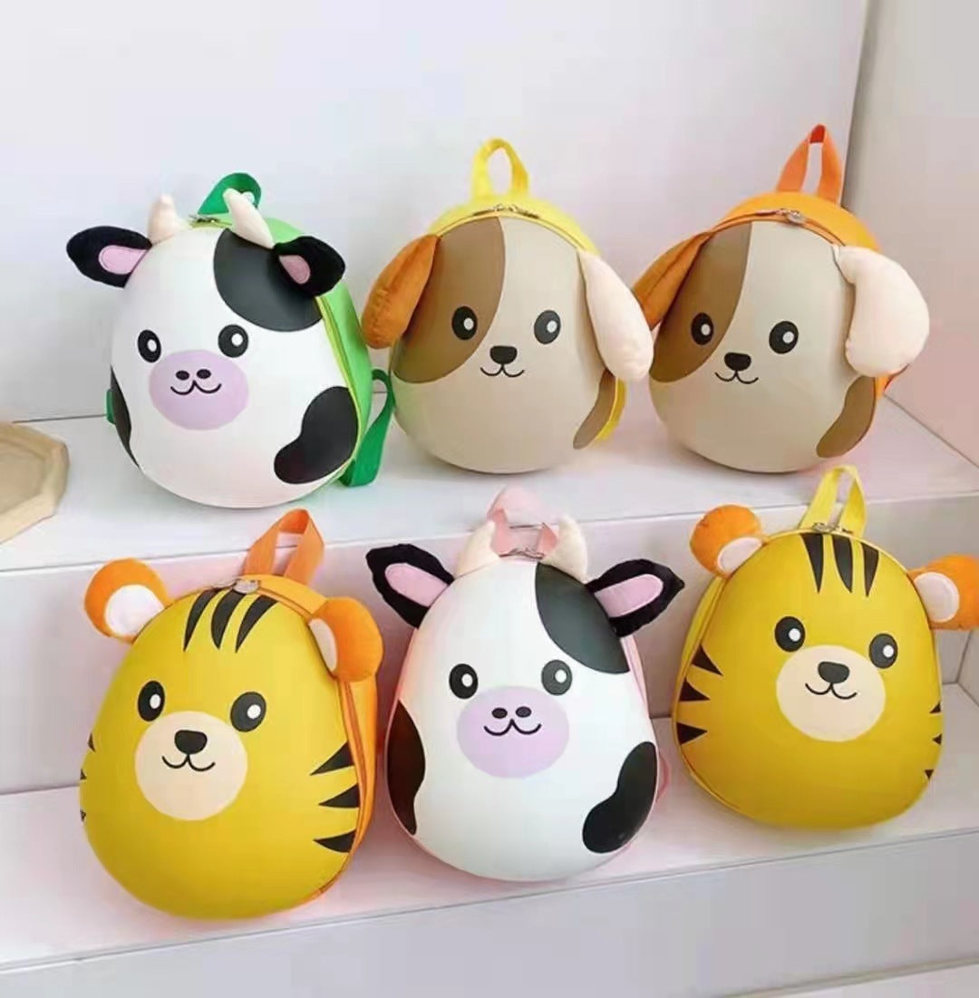 cartoon animal eggshell childrens small schoolbag for men and women