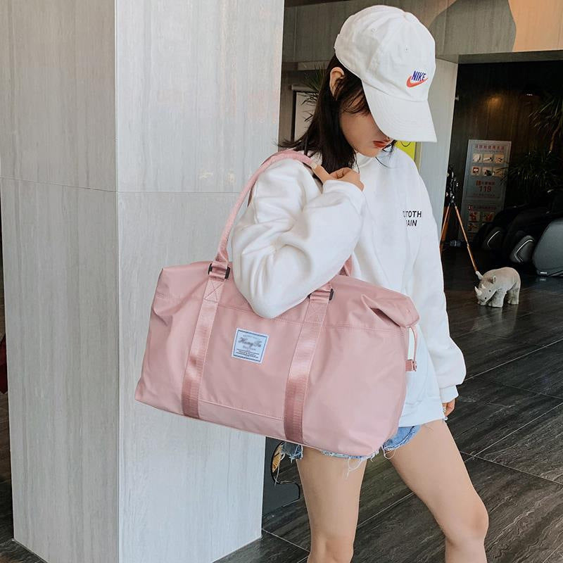 travel duffel bags sports fitness gym tote bag women weekender overnight bag