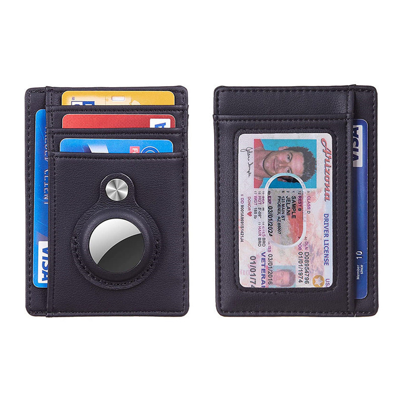 anti theft brush ultra thin male wallet card holder