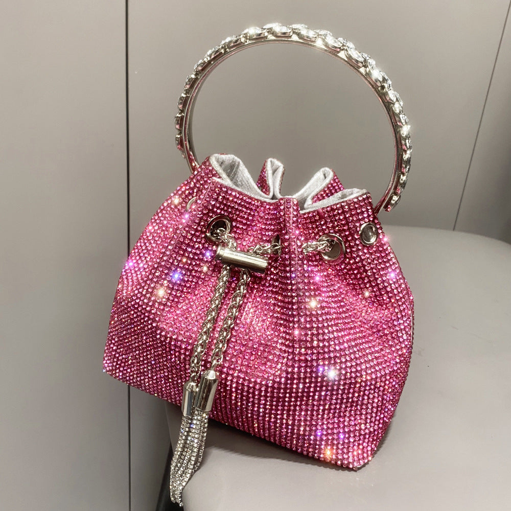 european and american shiny diamond handbag for women