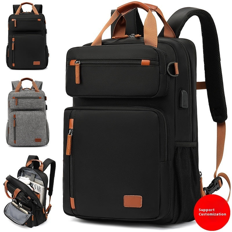 student large capacity waterproof schoolbag 156 inch computer backpack