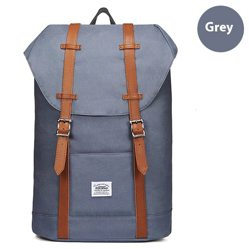 outdoor backpack oxford linen mens and womens college students bag travel mountaineering bag backpack