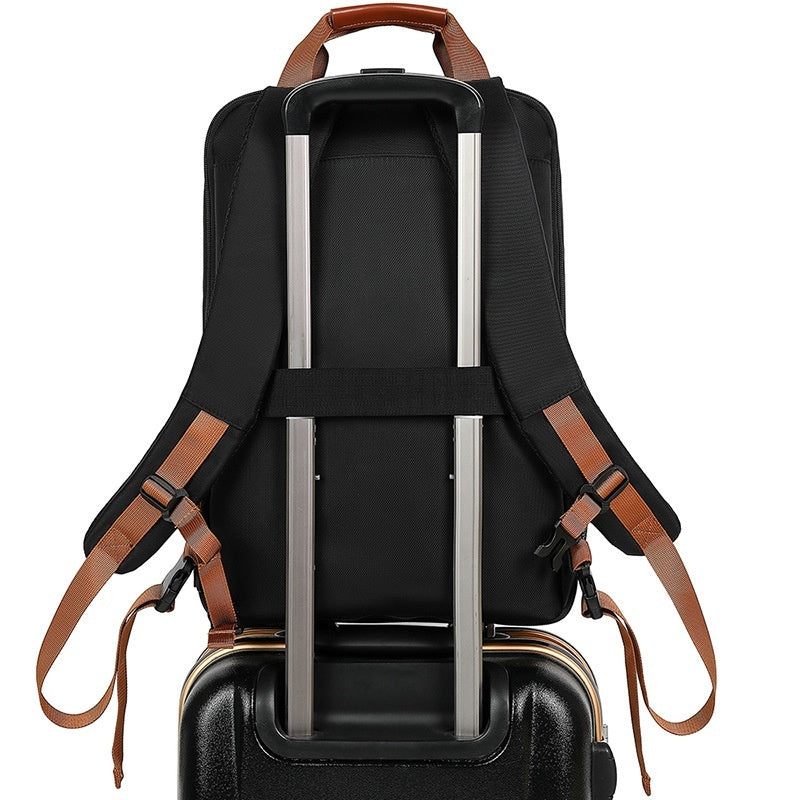 student large capacity waterproof schoolbag 156 inch computer backpack