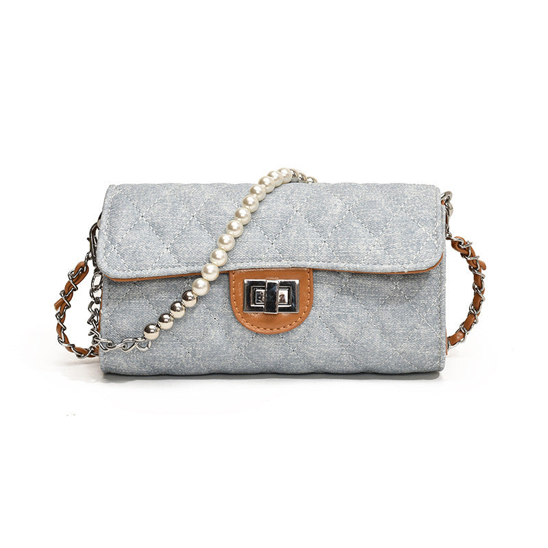 chic chanel style rhombus chain bag for women