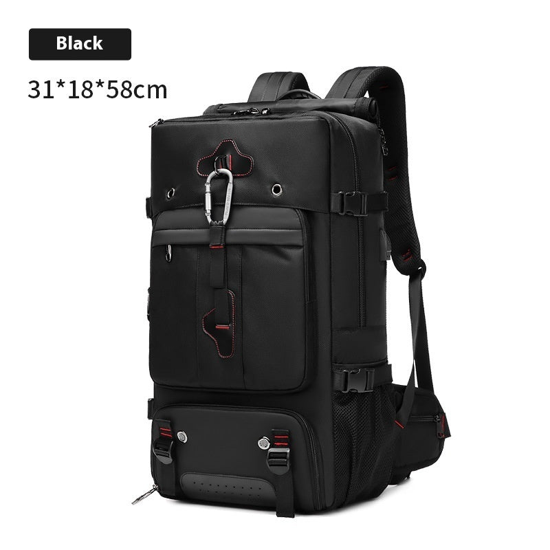 large capacity outdoor travel bag hiking camping backpack