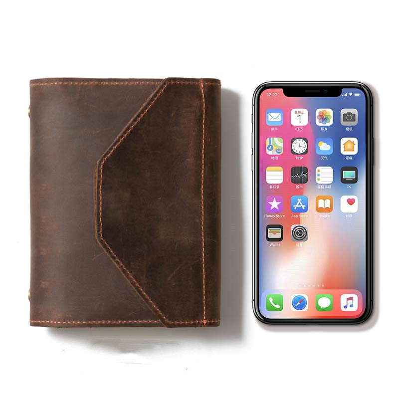 new functional retro cowhide book