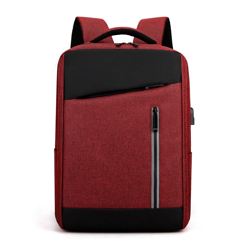 backpack large capacity with charging usb business casual computer bag