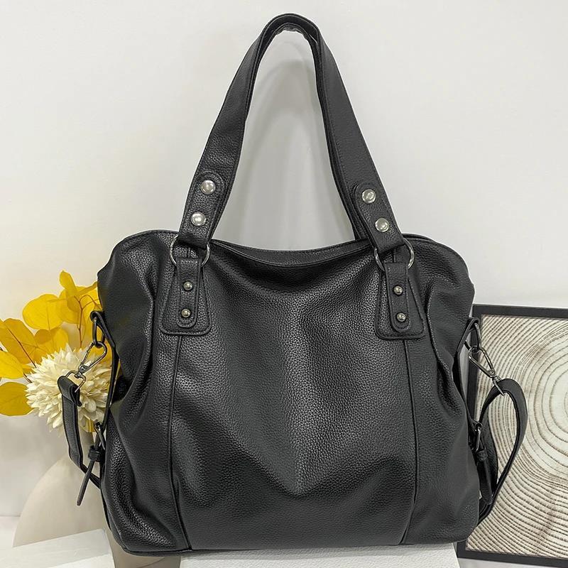womens large capacity handbag simple shoulder crossbody bag