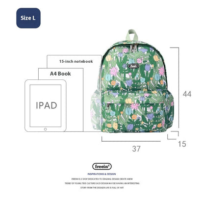 Original Niche Printed Backpack For Women