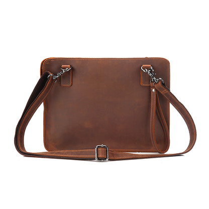 vintage leather shoulder crossbody bag