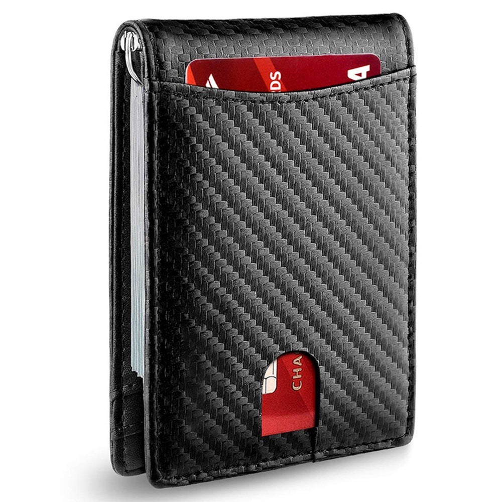 leather multifunctional card sleeve microfiber wear resistant rfid anti theft swiping