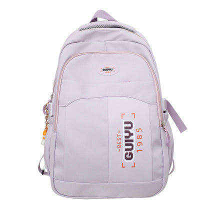 Version High School Student Schoolbag Large Capacity