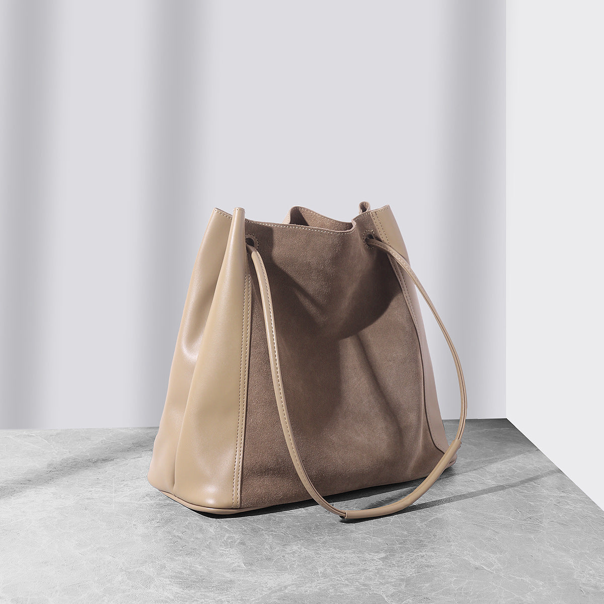 womens cowhide portable shoulder messenger bag