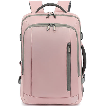 large capacity backpack expansion luggage bag multifunctional