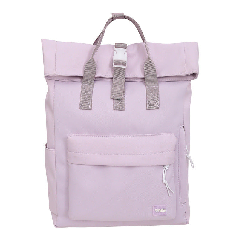 Large-capacity Solid Color Backpack
