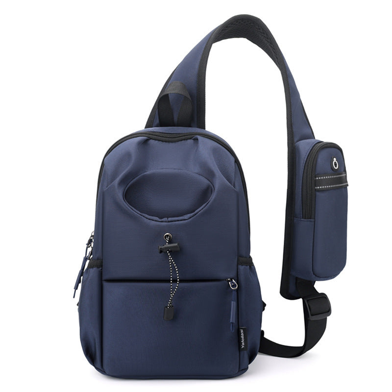 mens oxford cloth splash proof shoulder crossbody chest bag