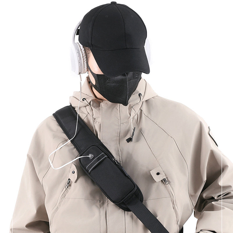 mens oxford cloth splash proof shoulder crossbody chest bag
