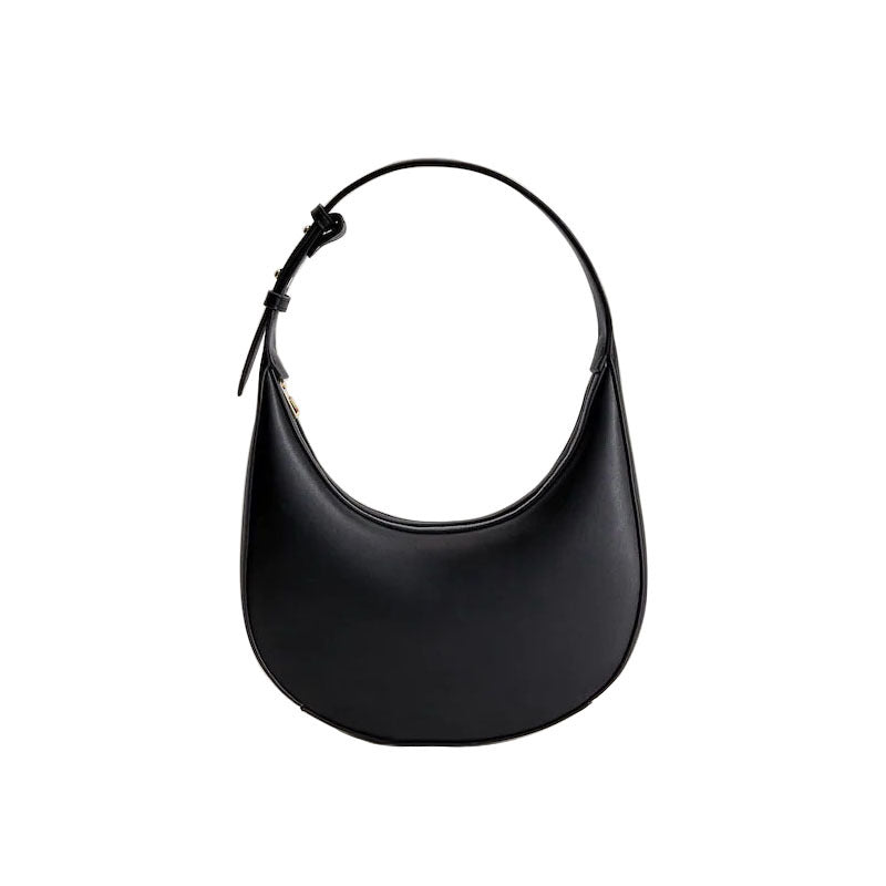 new summer niche cool retro new moon personality fashion half round moon bag