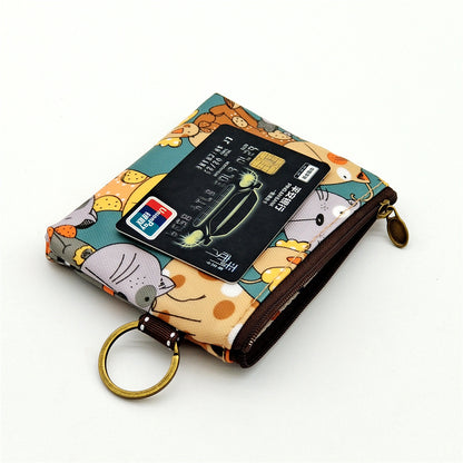 printed film cartoon change purse